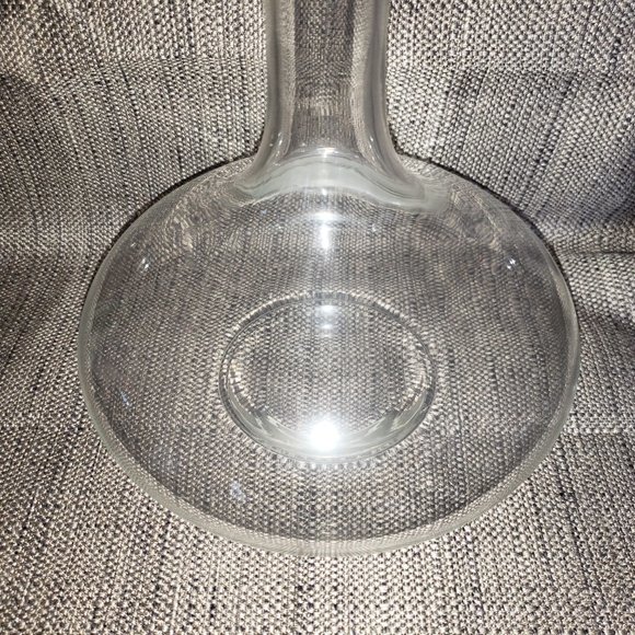 Vintage Etched Clipper Ship Crystal Brandy Decanter Stopper & 4 Snifter Glasses - Picture 6 of 9